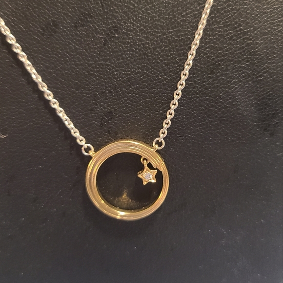 Pandora Celestial Shooting Star Necklace s925 ALE - Picture 3 of 9